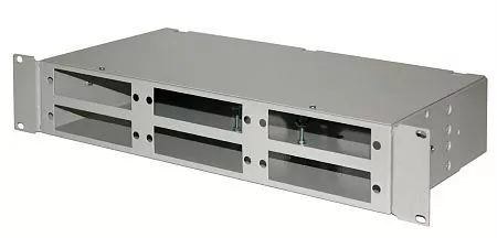 ШКО-С-2U-48 Пустая коробка в комплекте с клипсой-заклепкой (12шт) и пластиковым хомутом (2шт)