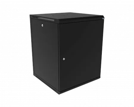 Шкаф телекоммуникационный настенный разборный МИКсистем 19" Keys 15U 600x600 дверь металл черный