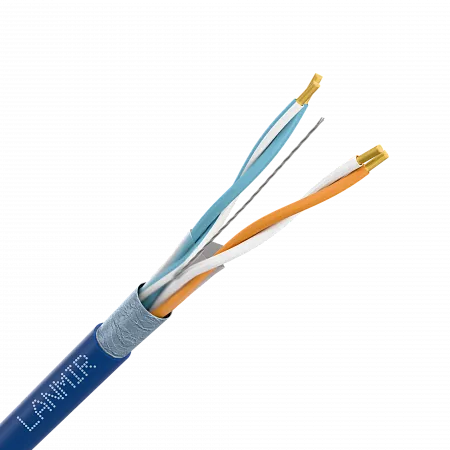 Кабель (витая пара) внутренний LANMIR-PRO F/UTP Cat5e LS LTx нг(A)-LSLT 2х2х0.51 синий